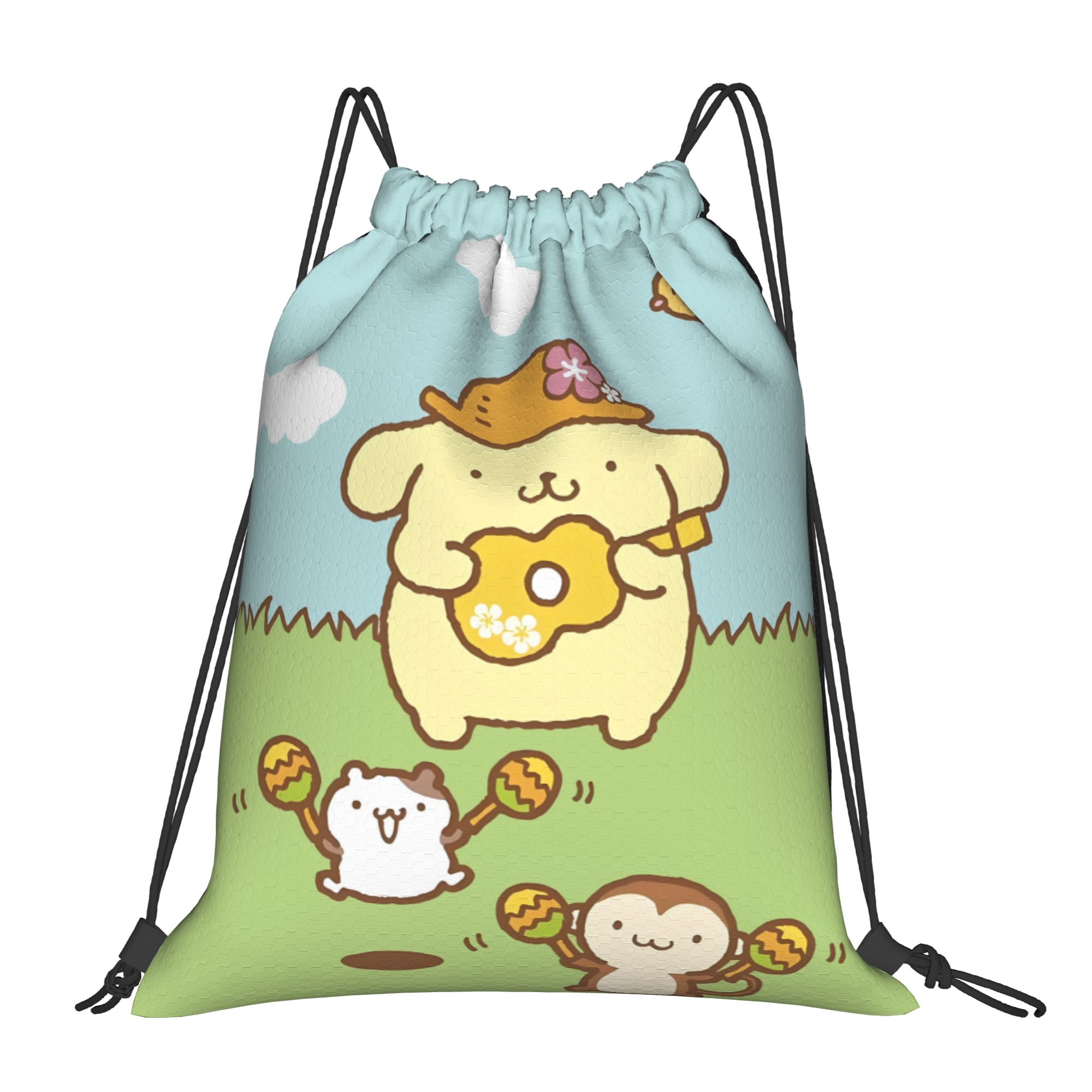 Drawstring Gym Bag - Рюкзаки-мешки P-Pompompurines на шнурке для мужчин