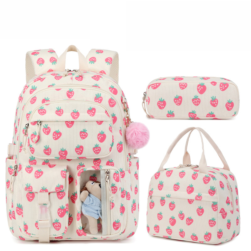 School Backpack Teen - Набор из 3 предметов: школьный рюкзак