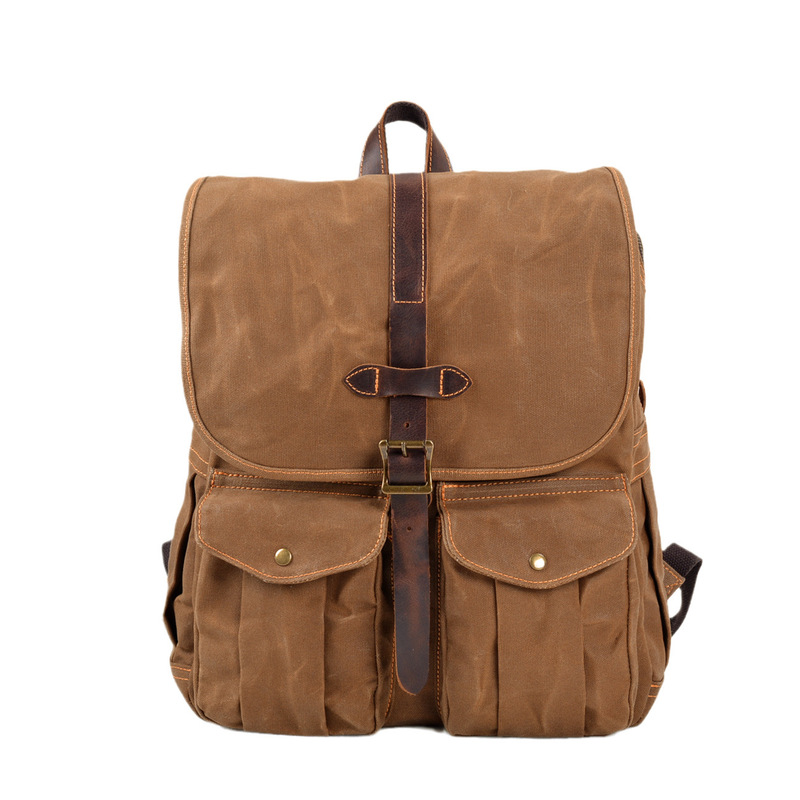 Canvas Backpack Casual - Новый мужской рюкзак из вощеного холста
