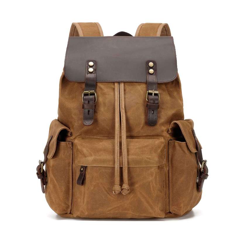 Новый мужской рюкзак из холщов – обзор и цена Canvas Backpack Casual