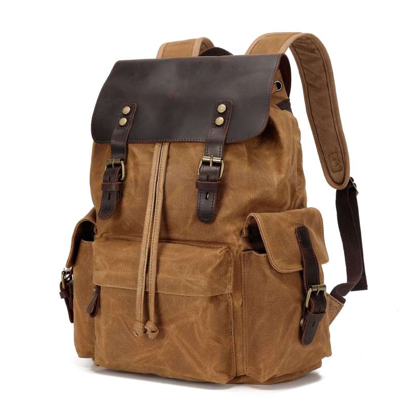 Новый мужской рюкзак из холщов – обзор и цена Canvas Backpack Casual