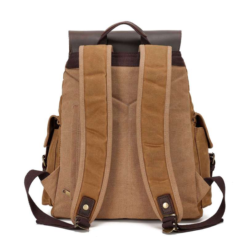 Новый мужской рюкзак из холщов – обзор и цена Canvas Backpack Casual