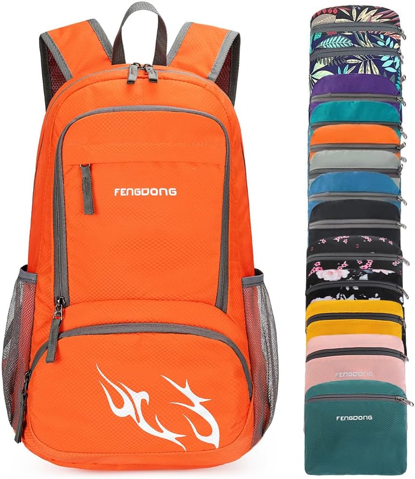 FENGDONG 35L легкий складной в – обзор и цена Foldable Backpack Small