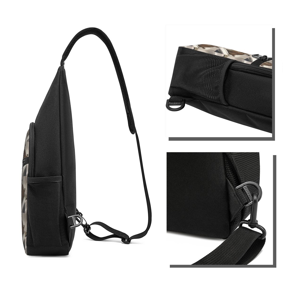 Мужская нагрудная сумка-слинг  – обзор и цена Sling Backpack Shoulder
